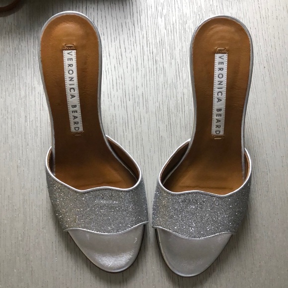 Veronica Beard leather mules sandals Size 36 - Picture 2 of 9